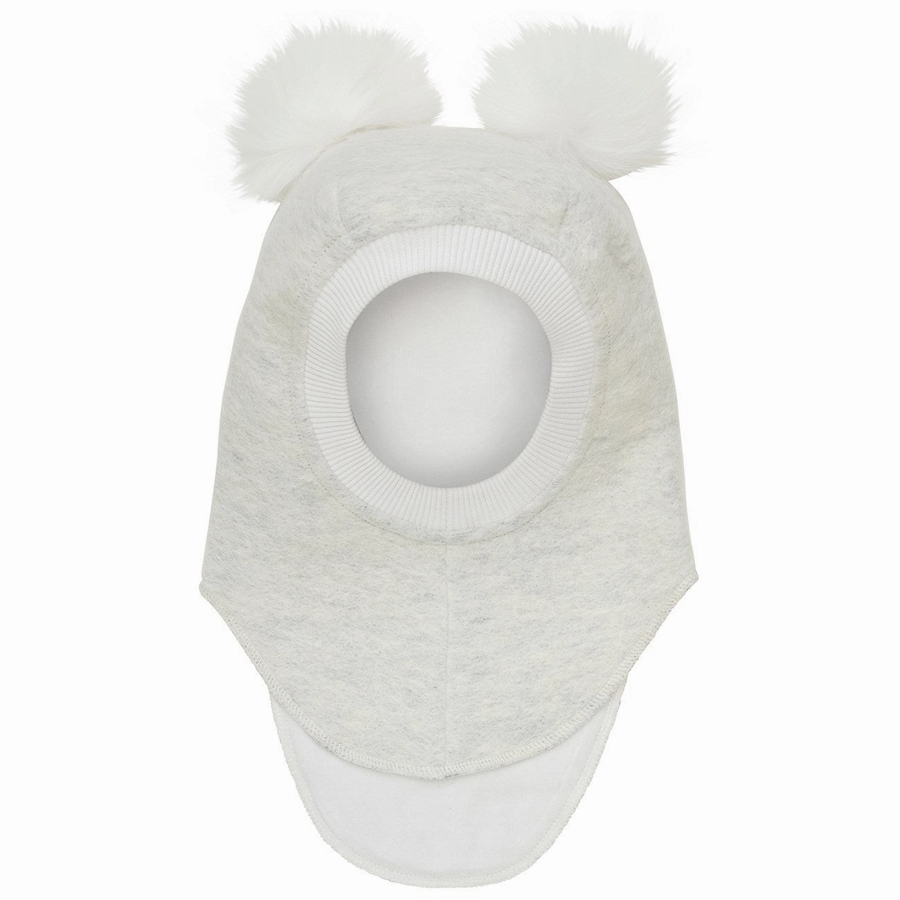 Huttelihut Snow White Balaclava Wool Alpaca Pompoms Clearance Sale Now