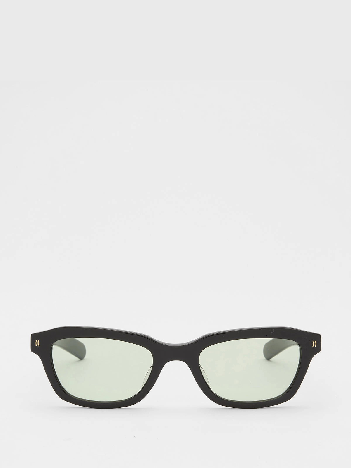Grab It Fast Clint Sunglasses In Solid Brown And Chill Out Green Lens