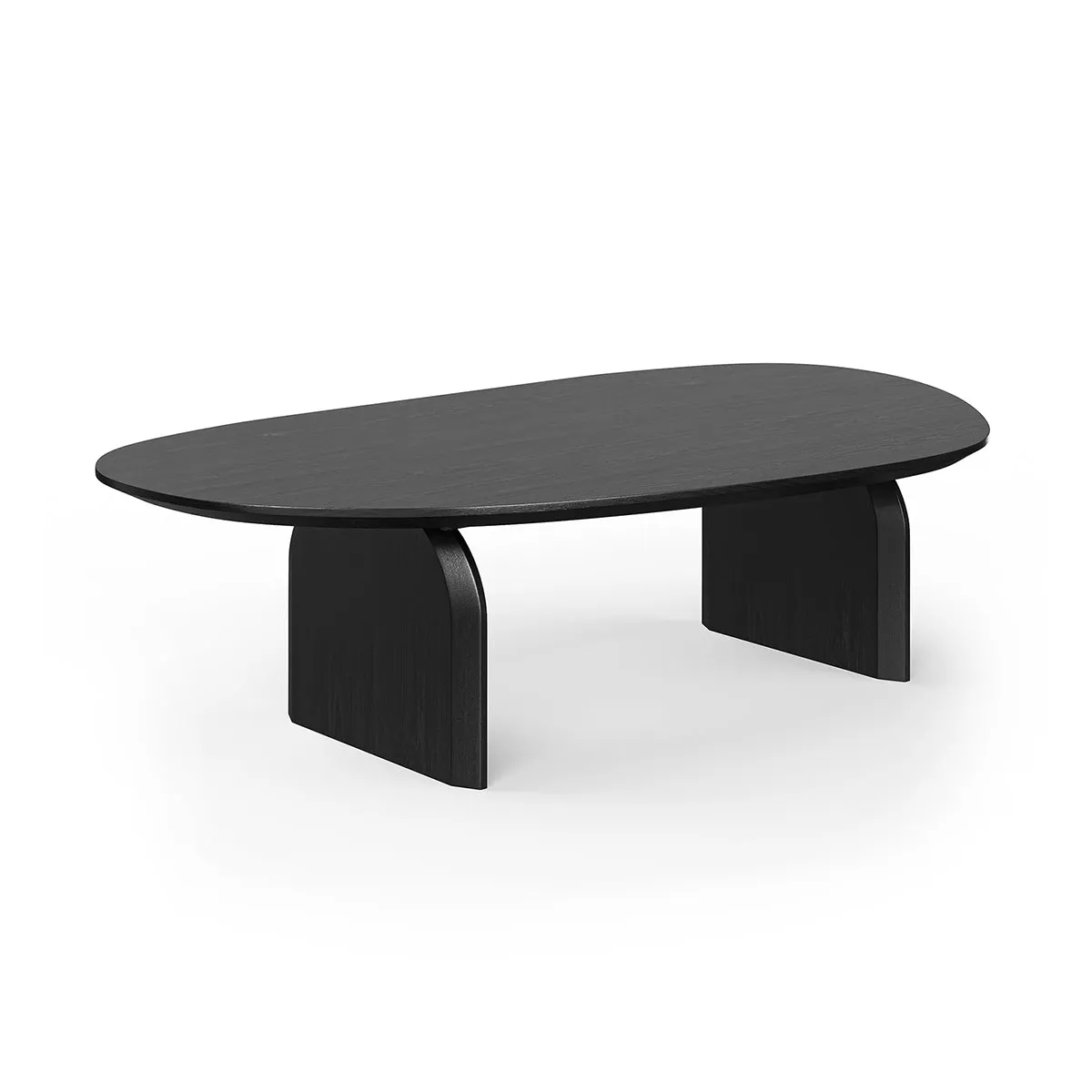 Clover Oval Oak Coffee Table