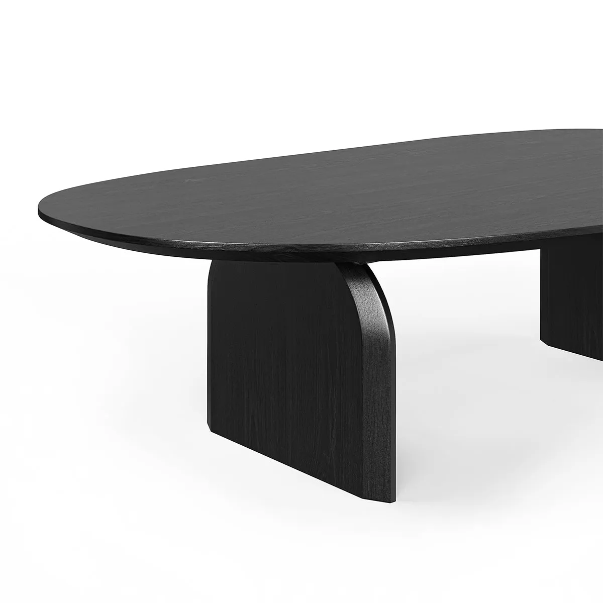 Clover Oval Oak Coffee Table