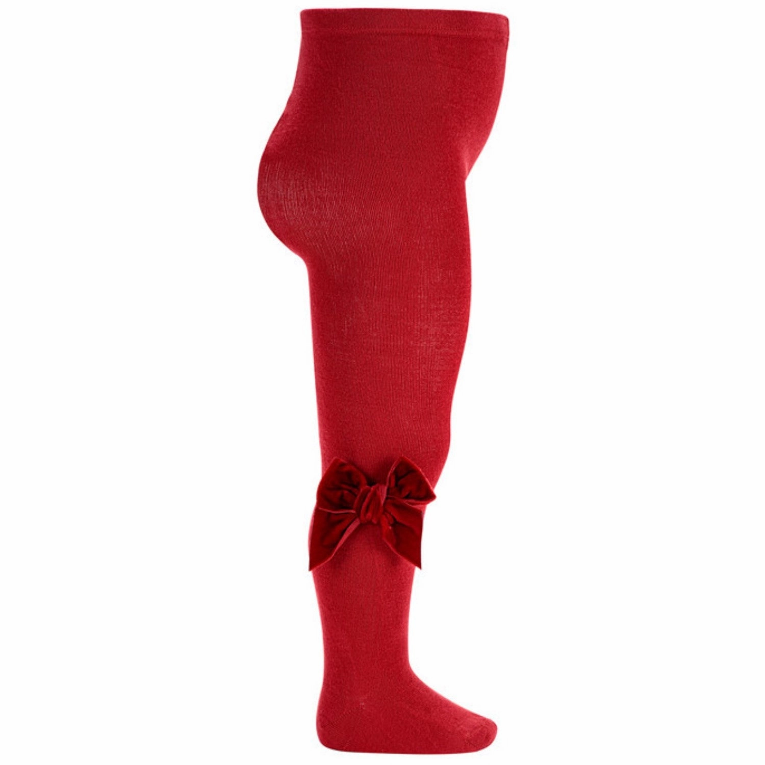 Cndor Warm Red Cotton Tights W. Bow End-of-Week Deals