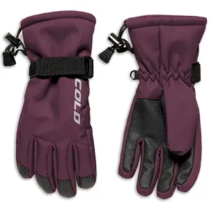 Special Online Offer Cold Aubergine Igloo Ski Gloves Jr
