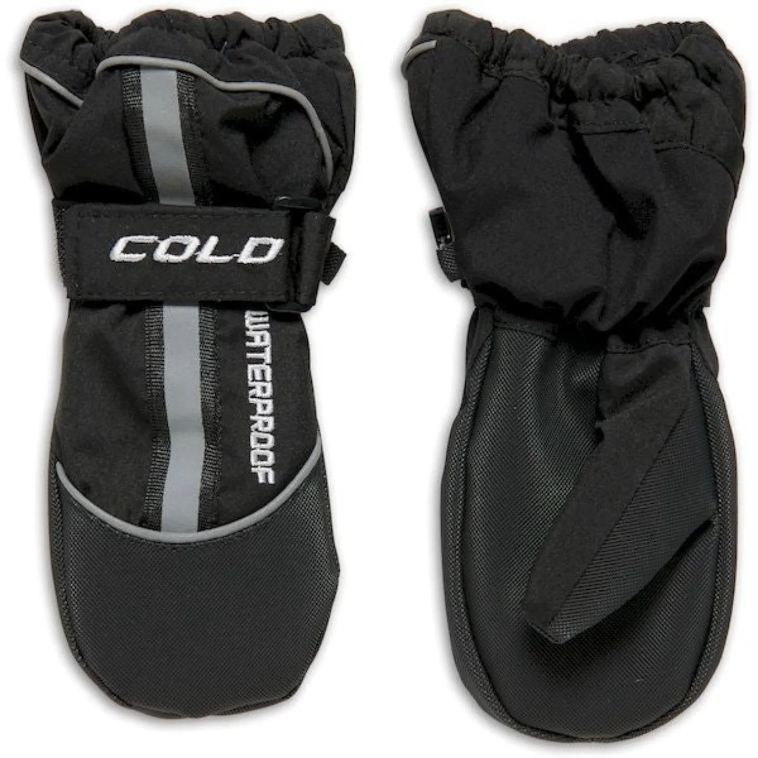 Cold Black Filur Mitten Special Surprise Sale