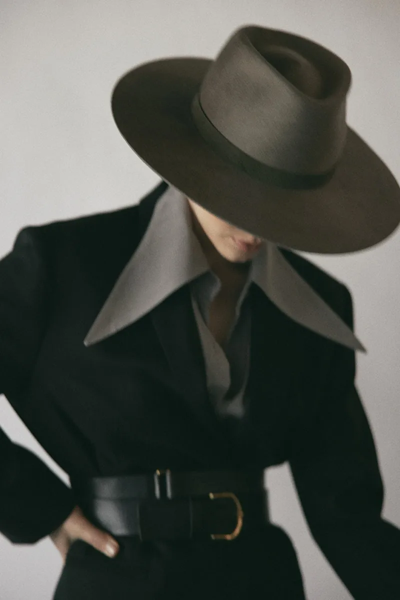Cole Fedora Hat In Taupe Grey Trending Now Offer Dont Miss This Deal