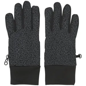 Grab Your Savings Color Kids Black Gloves Smart Touch Reflective