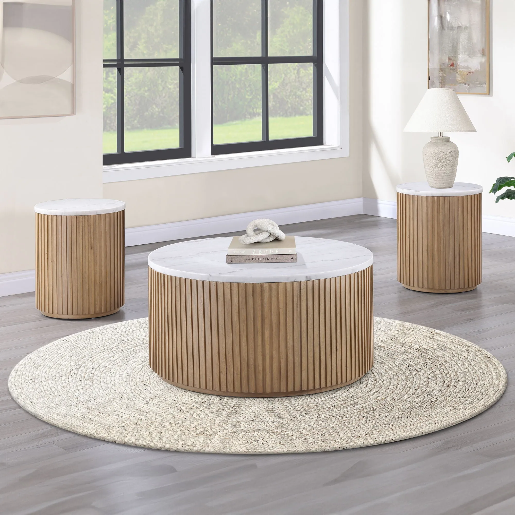 Colvin - 3 Piece Marble Set