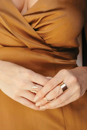 Connection Ring In Rose Gold Shop Today & Save Flash Sale Now