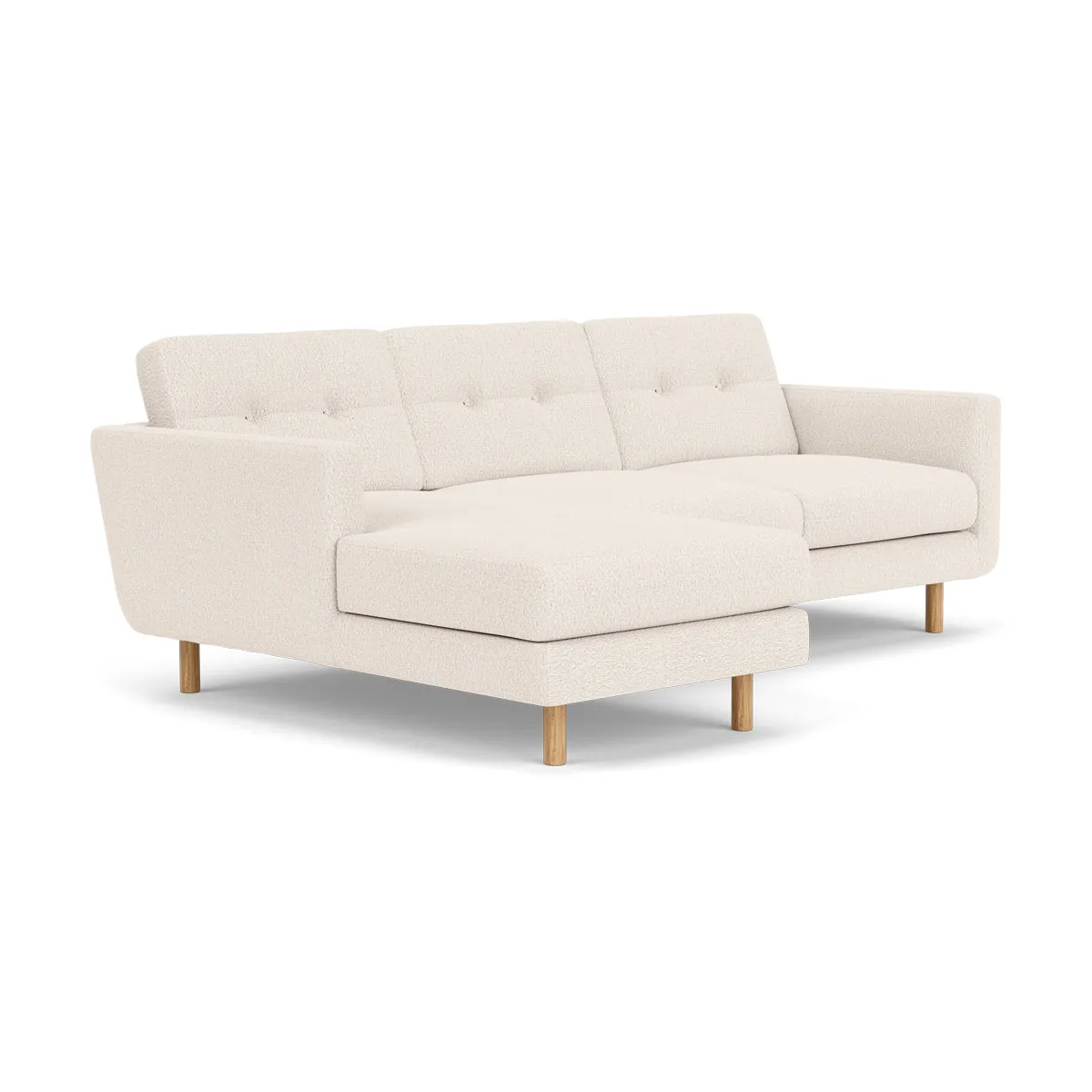 Conrad Boucle Left Chaise Sofa