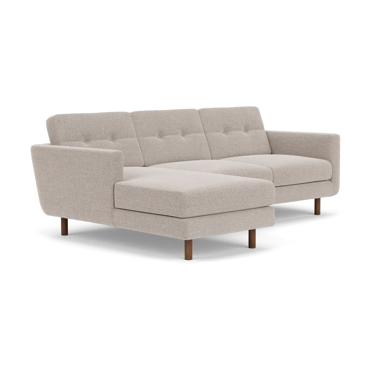 Conrad Fabric Left Chaise Sofa
