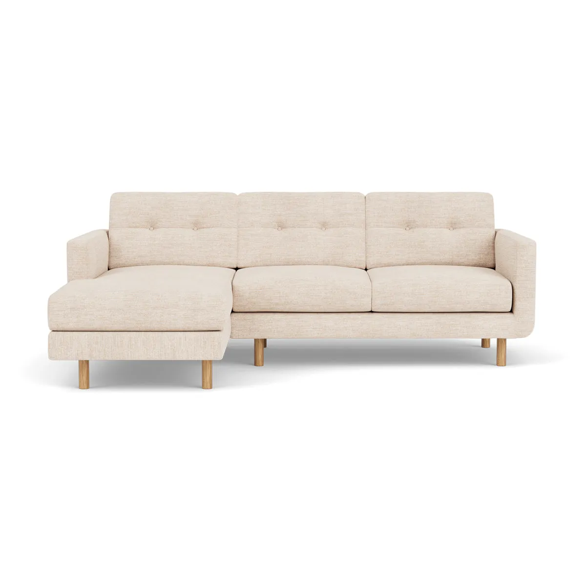 Conrad Fabric Left Chaise Sofa