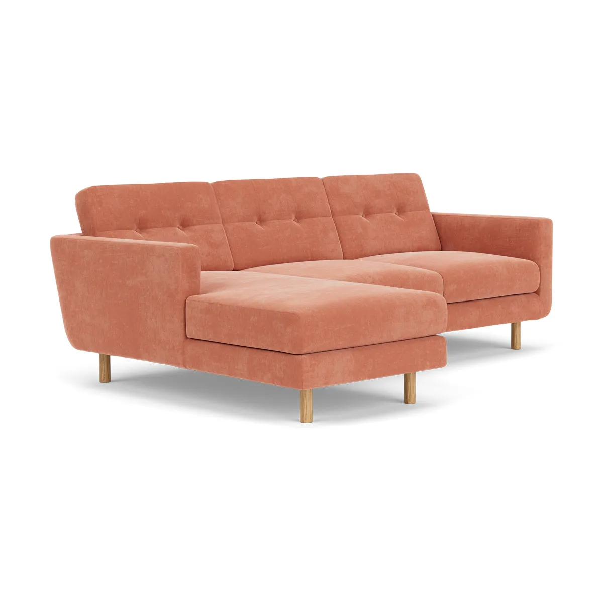 Conrad Fabric Left Chaise Sofa