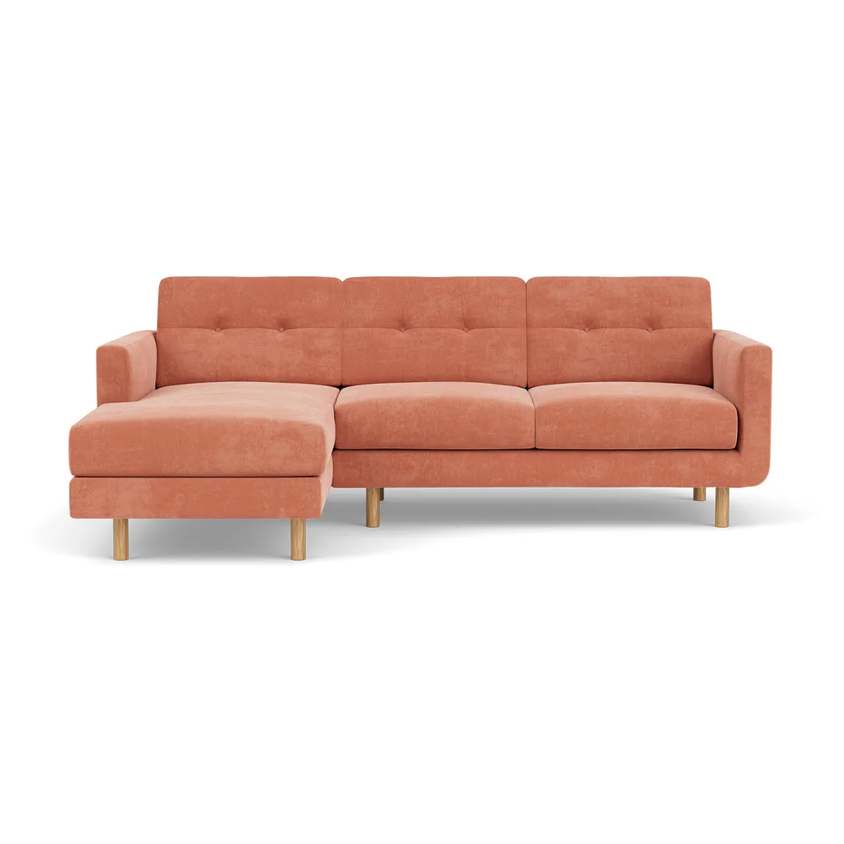 Conrad Fabric Left Chaise Sofa