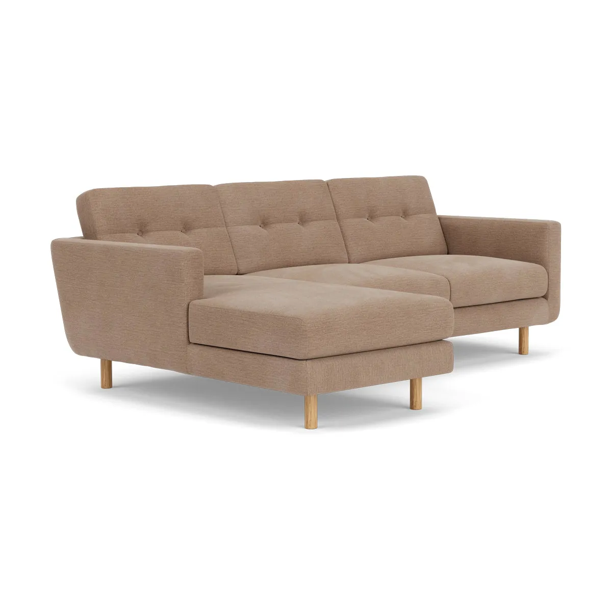 Conrad Fabric Left Chaise Sofa