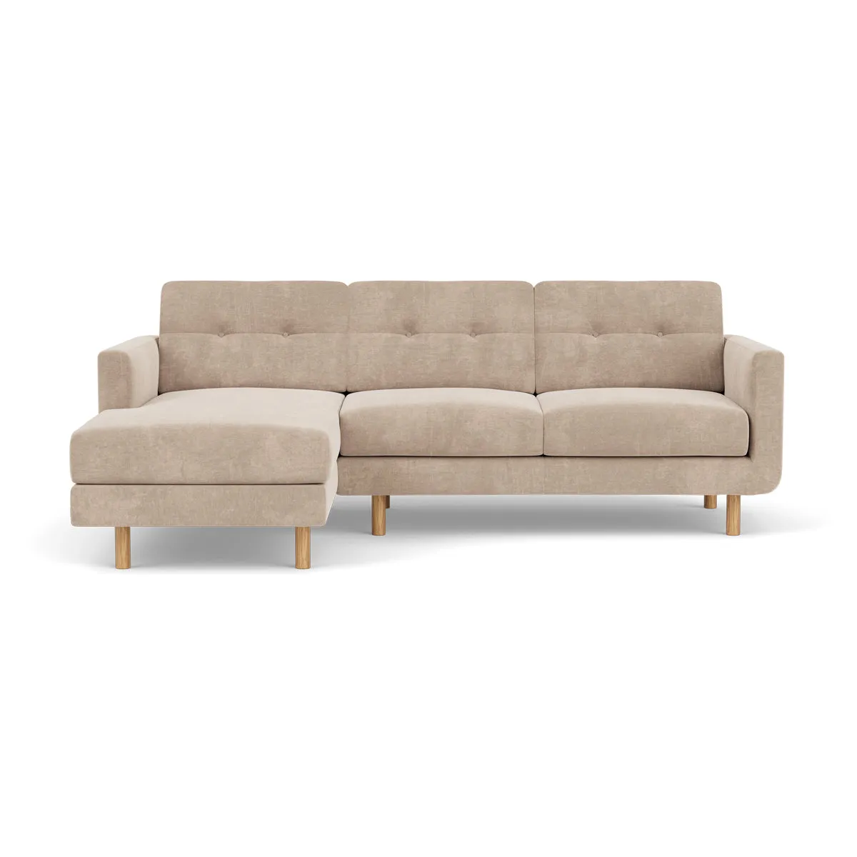 Conrad Fabric Left Chaise Sofa