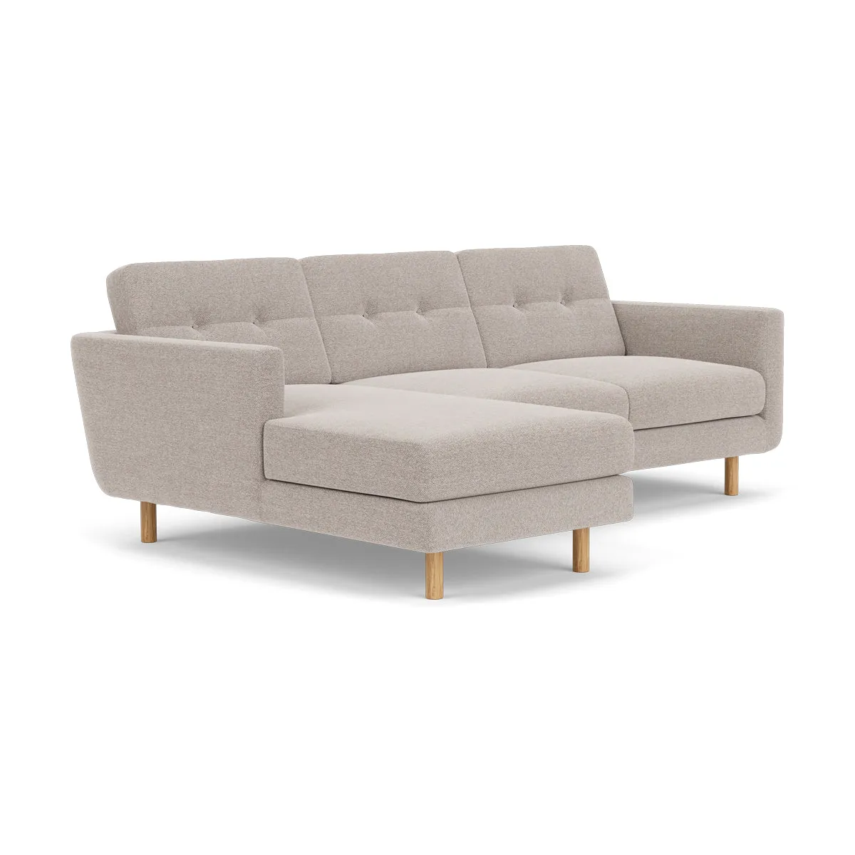 Conrad Fabric Left Chaise Sofa