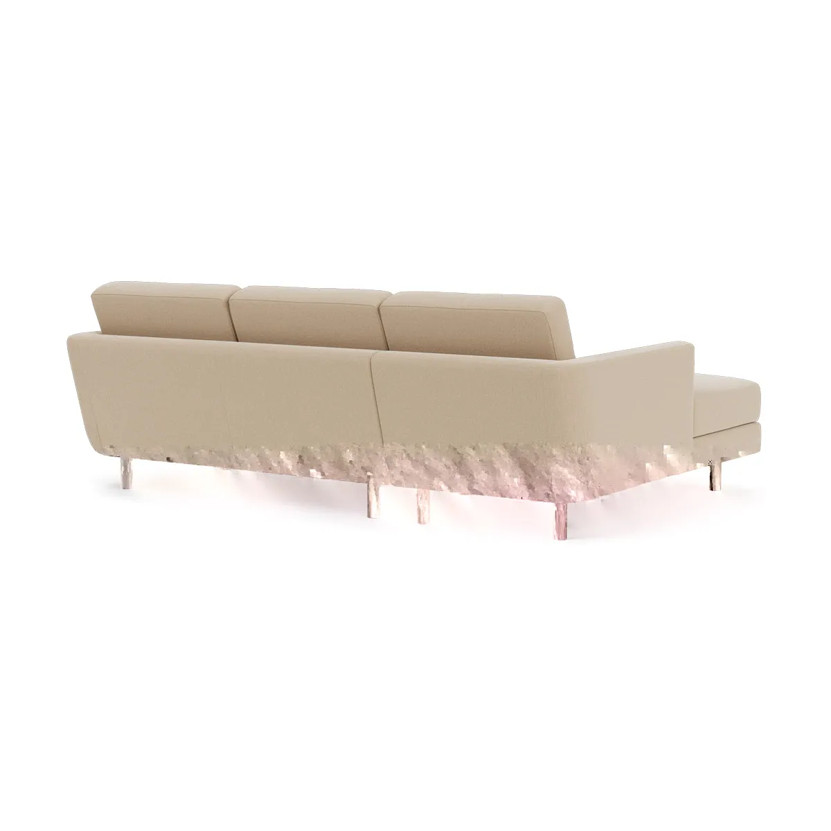 Conrad Fabric Left Chaise Sofa