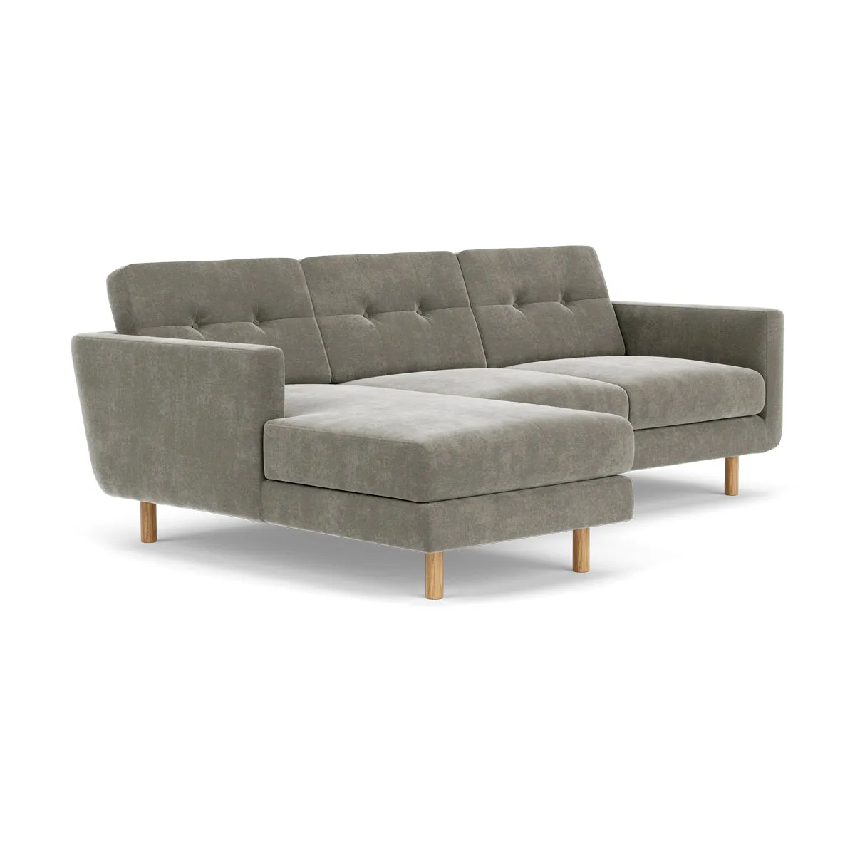 Conrad Fabric Left Chaise Sofa