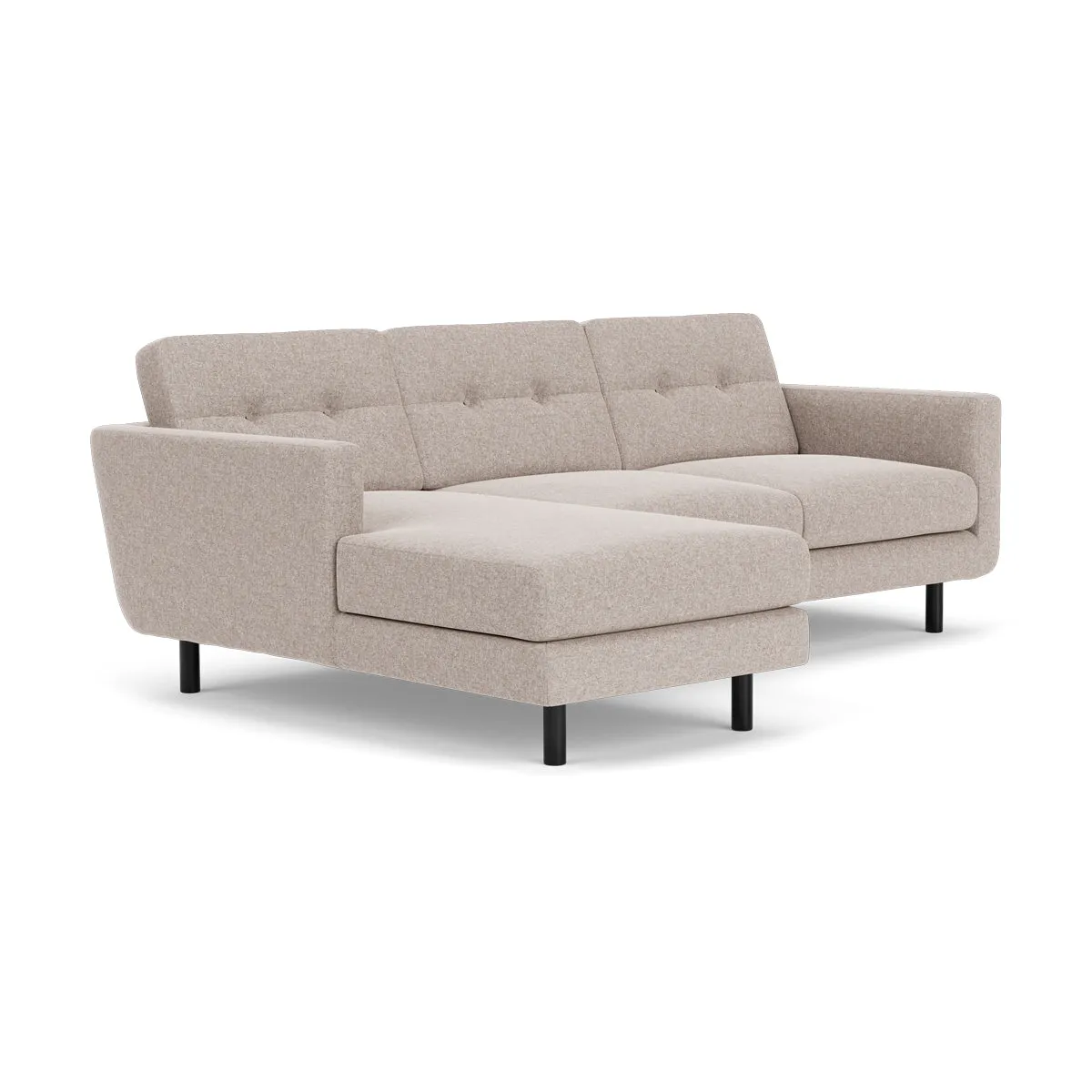 Conrad Fabric Left Chaise Sofa