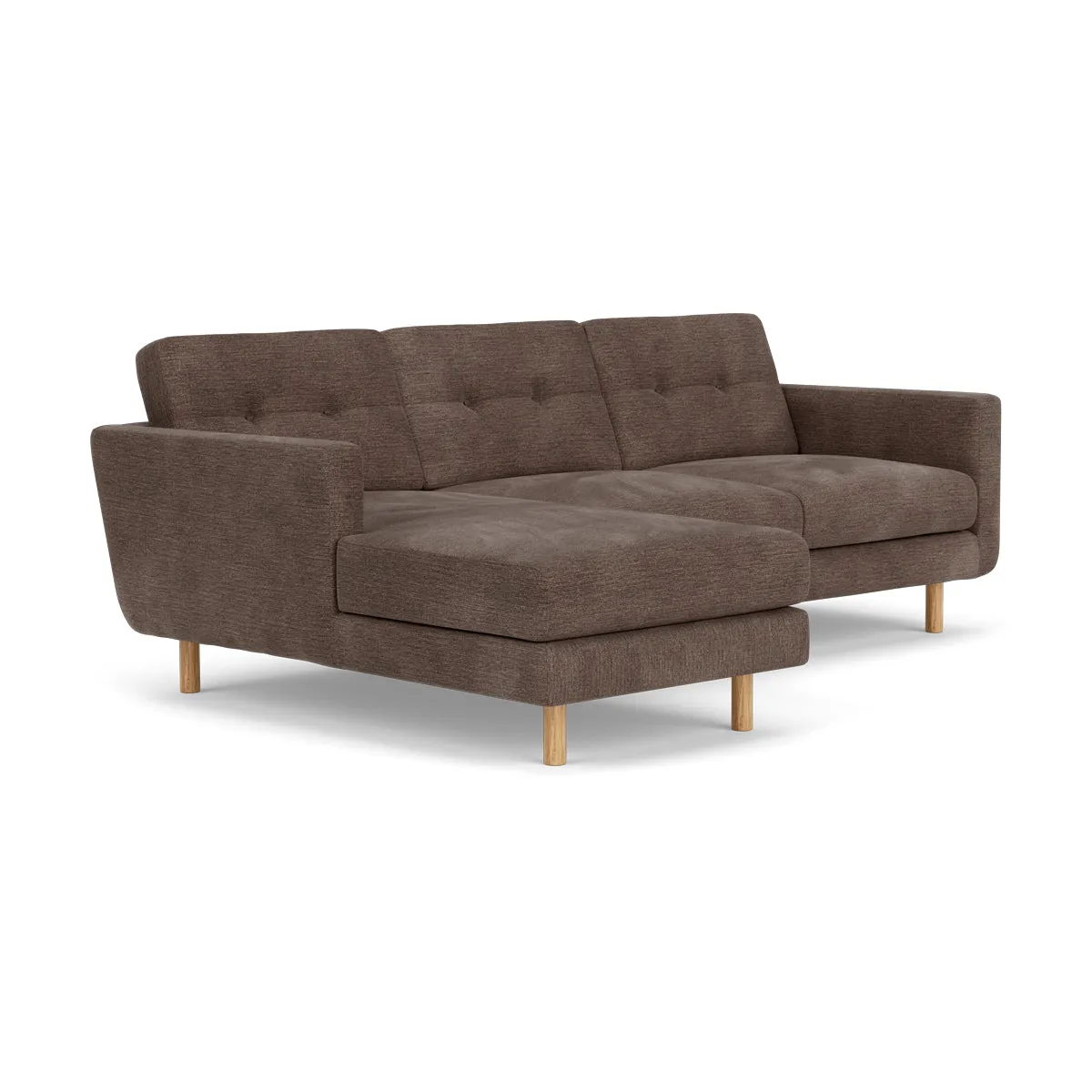 Conrad Fabric Left Chaise Sofa