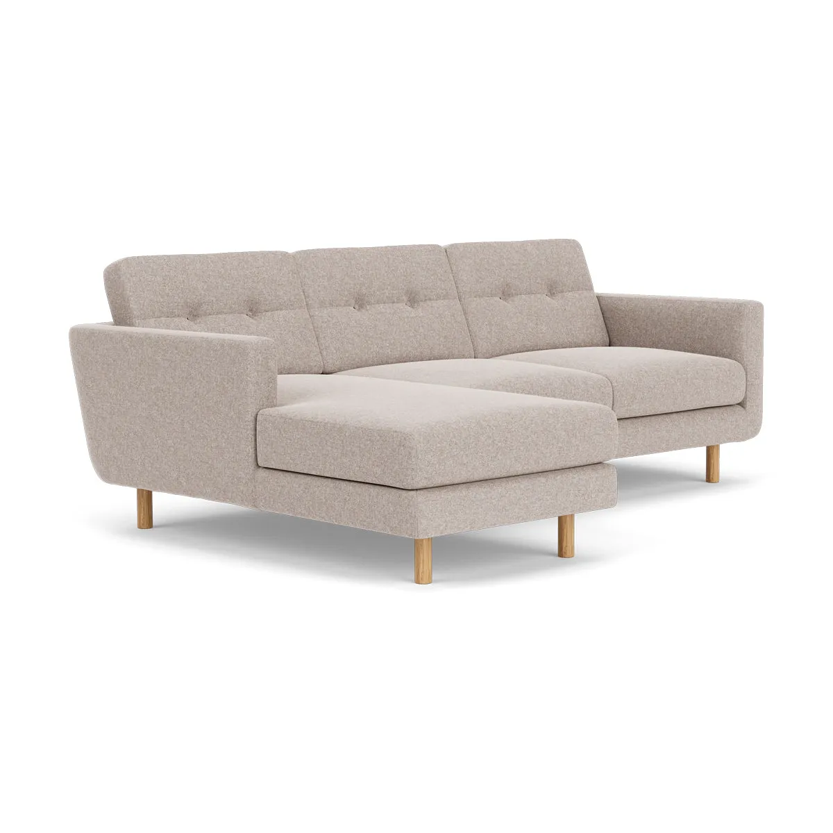 Conrad Fabric Left Chaise Sofa