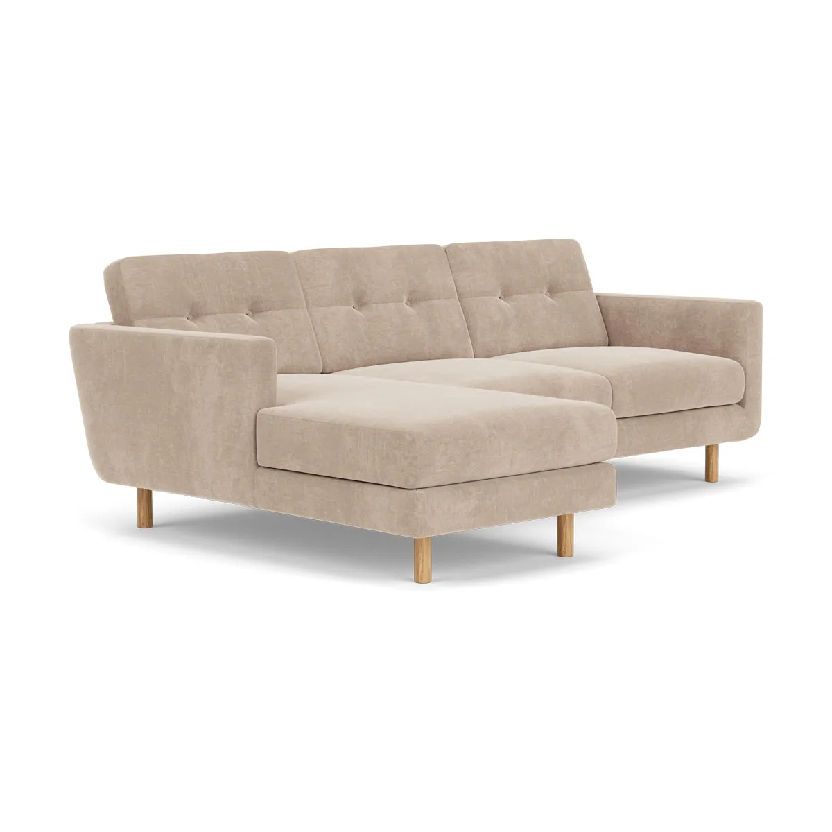 Conrad Fabric Left Chaise Sofa