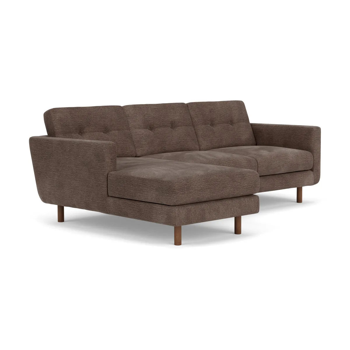 Conrad Fabric Left Chaise Sofa