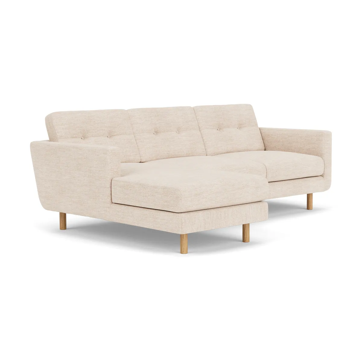 Conrad Fabric Left Chaise Sofa