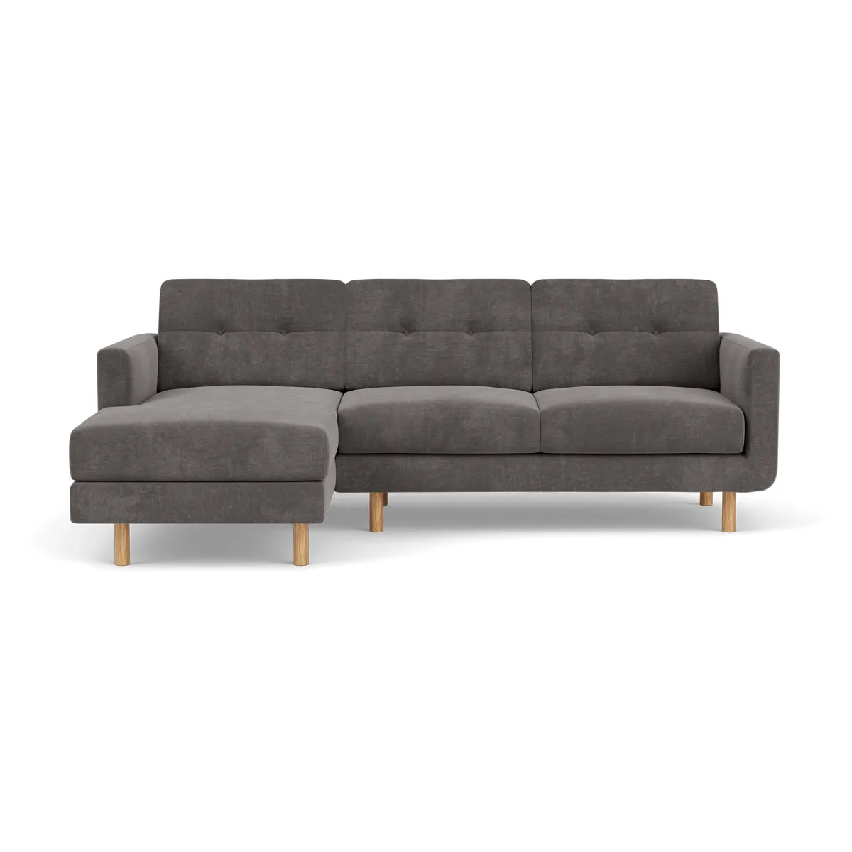 Conrad Fabric Left Chaise Sofa