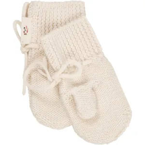 Flash Deal Alert Copenhagen Colors Cream Merino Wool Knitted Baby Mittens