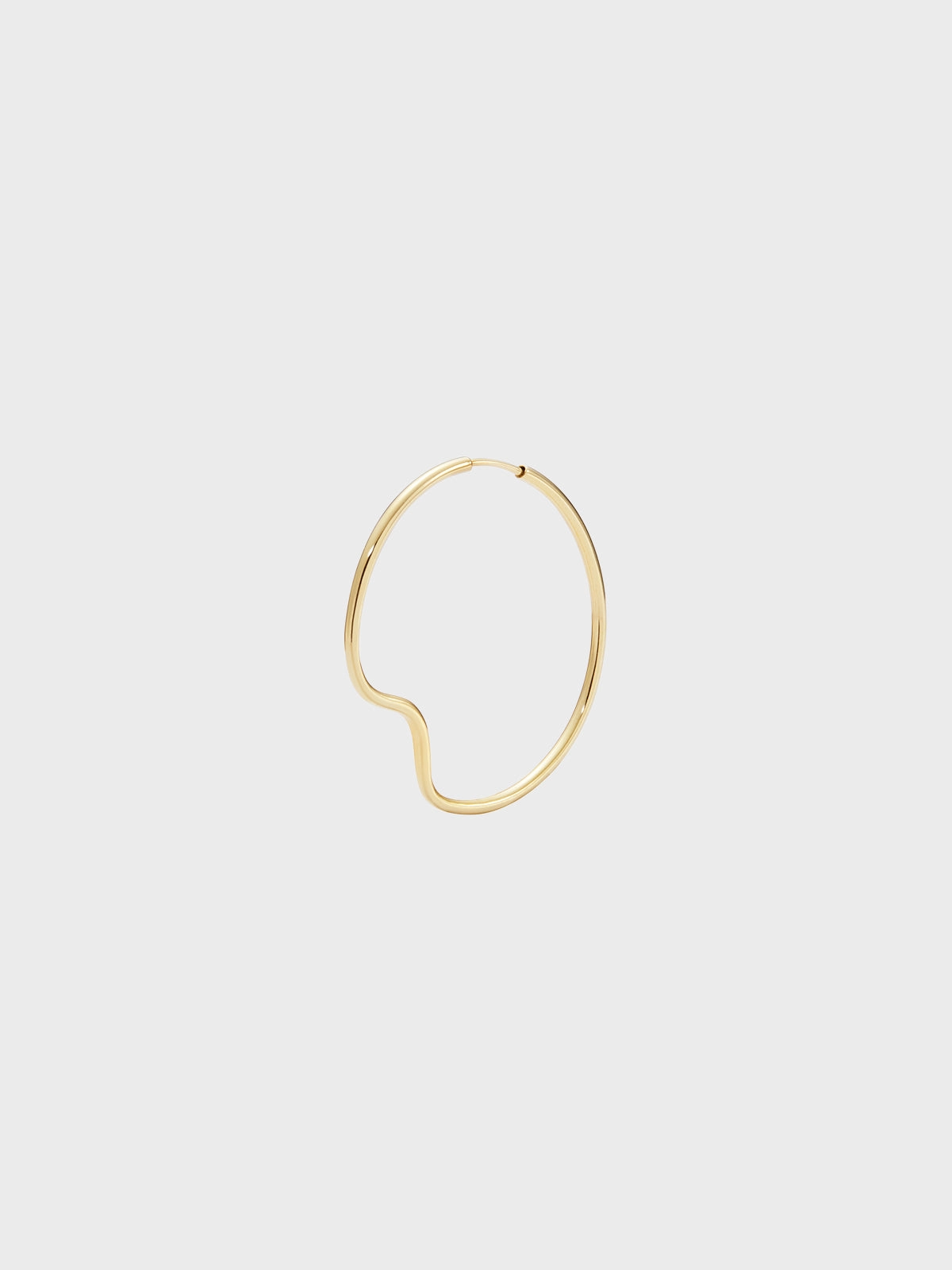 Copenhagen 35 Hoop Earring With Gold Plating Must-Shop Sale