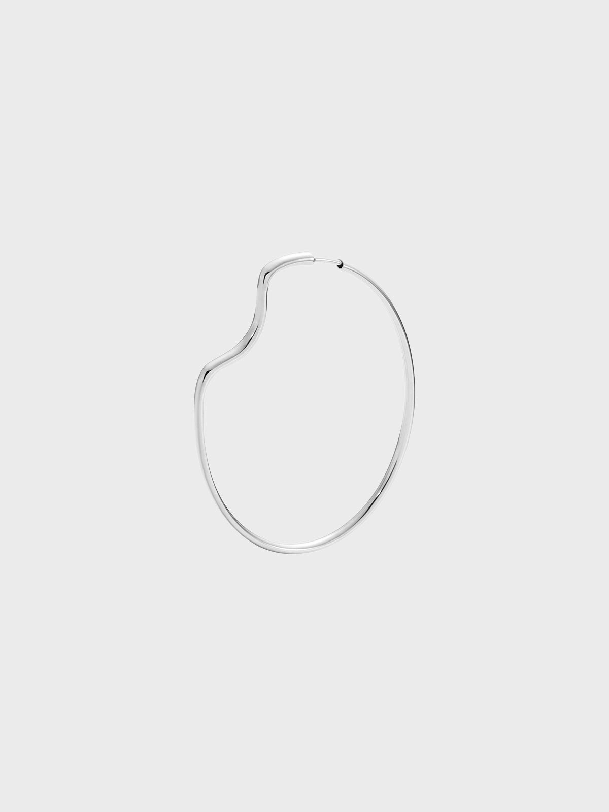 Copenhagen 50 Hoop Earring In Silver Clearance Event Today Limited Time Steal