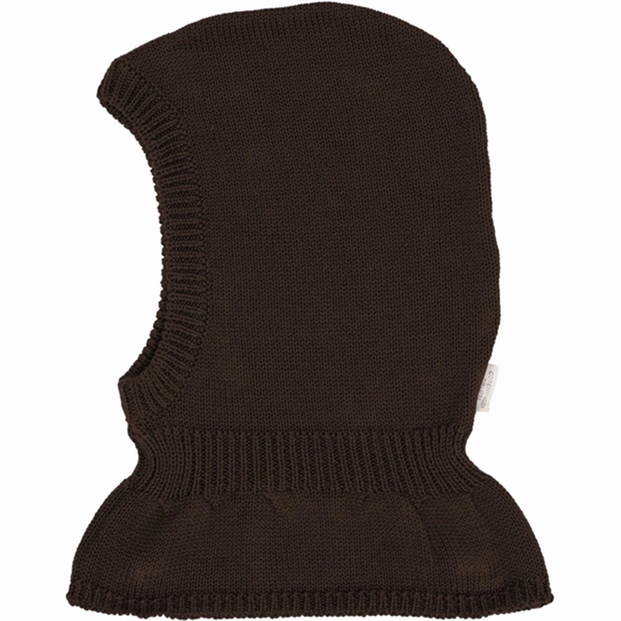 Copenhagen Colors Dark Brown Balaclava Knitted Cotton W. Lining Mega Online Discount