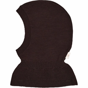 Clearance Event Alert Best Deal Online Copenhagen Colors Dk Brown Merino Balaclava With Frill