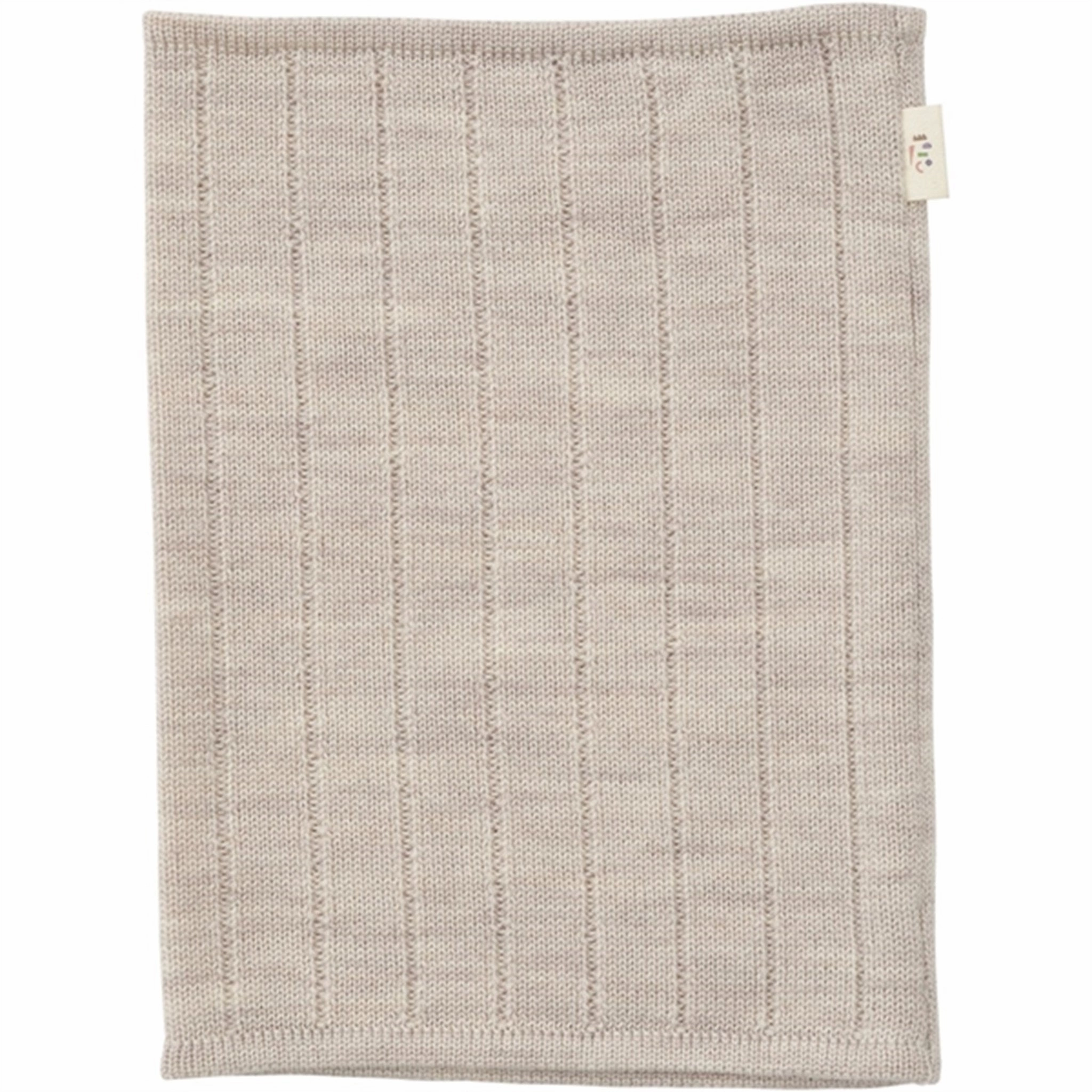 Shop Smart Deals Copenhagen Colors Pale Cream Melange Merino Wool Knitted Tube Scarf