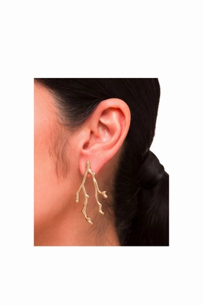 Trending Now Discount Price Drop Alert Coral Cascade Earrings