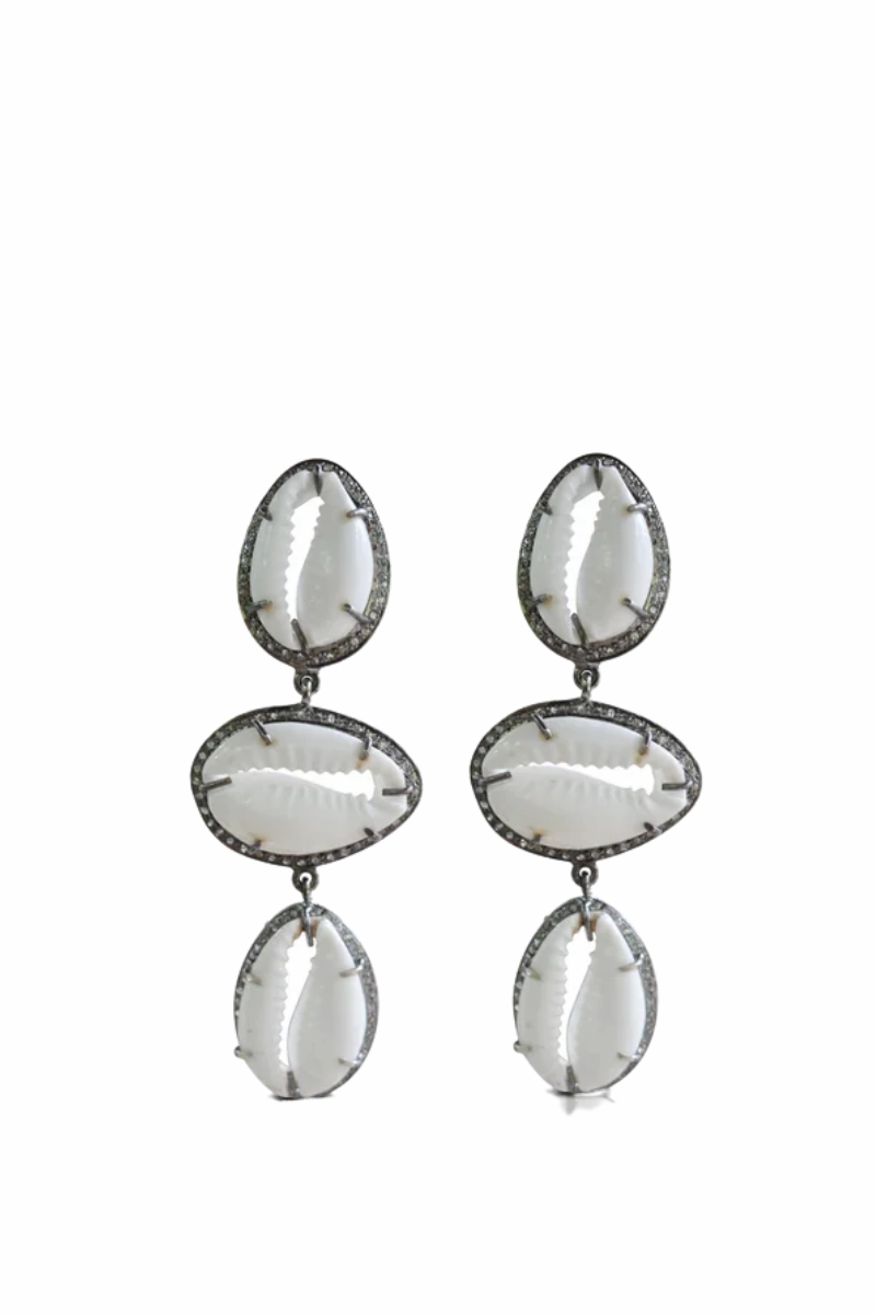 Cowrie Drop Earrings End-of-Week Deals