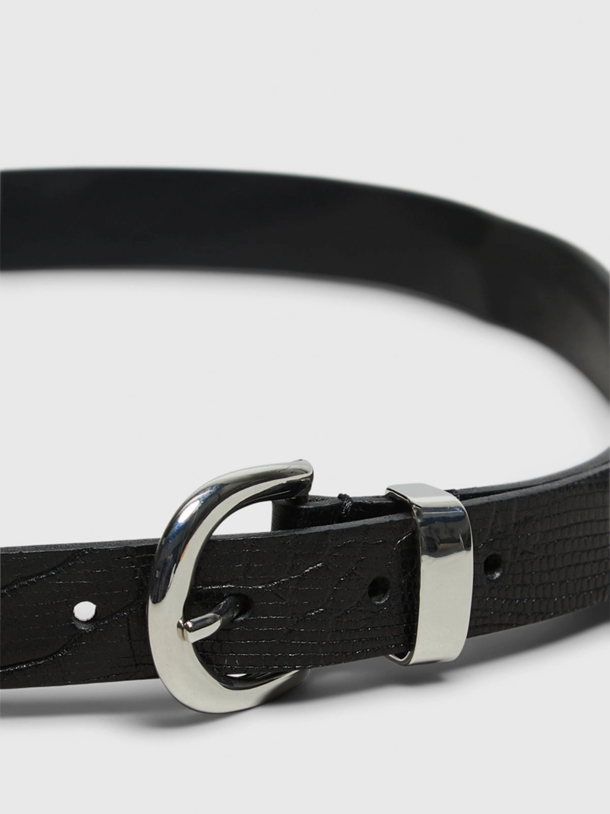 Flash Discount Today Shop Smart & Save Croc Belt 2.5 In Black