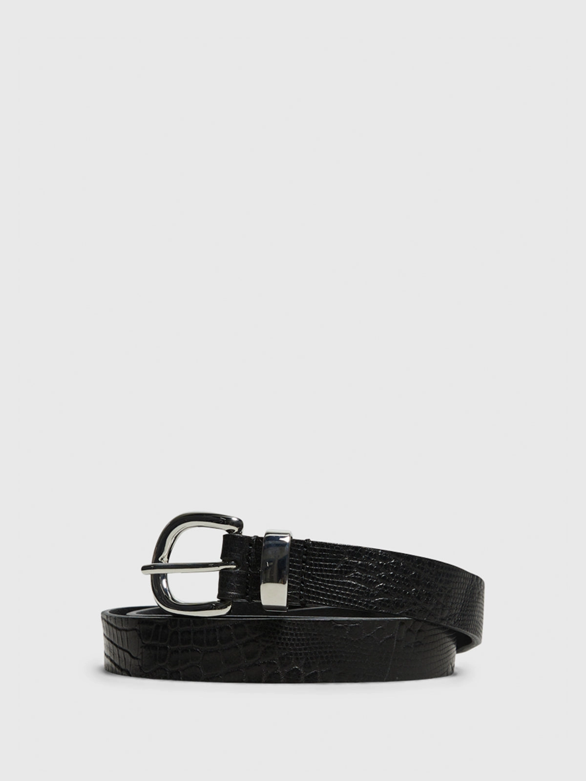 Steal Todays Offer Last Chance Offer Croc Belt 2.5 In Black