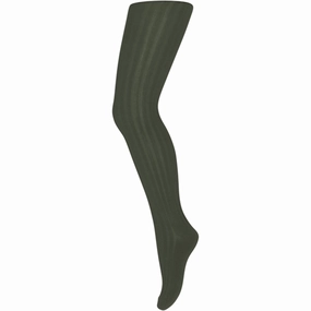 Mp 130 Cotton Rib Tights Forest Night Shop Hot Deals