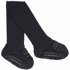 Gobabygo Dark Blue Non-Slip Socks Bamboo Trendy Picks Today