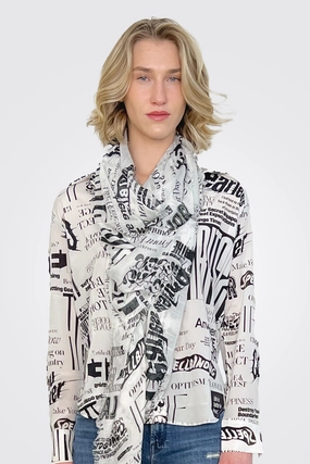 Large Scarf - Speak Up Price Slash Today Dont Wait! Save