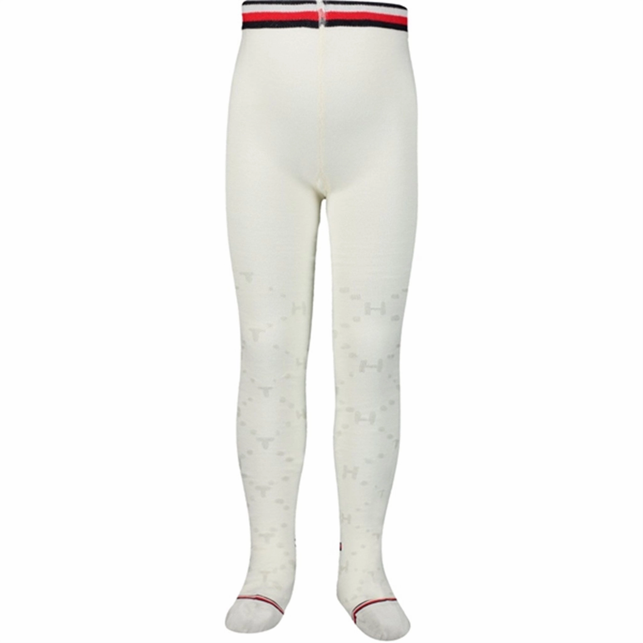 Tommy Hilfiger Kids Tights Off White Hot Offer Inside