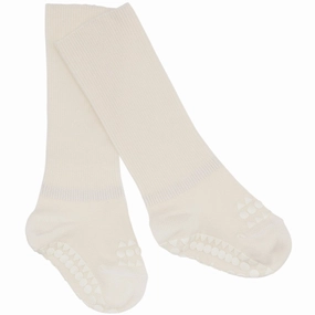 Instant Savings Deal Todays Mega Savings Gobabygo Off White Non-Slip Socks Bamboo