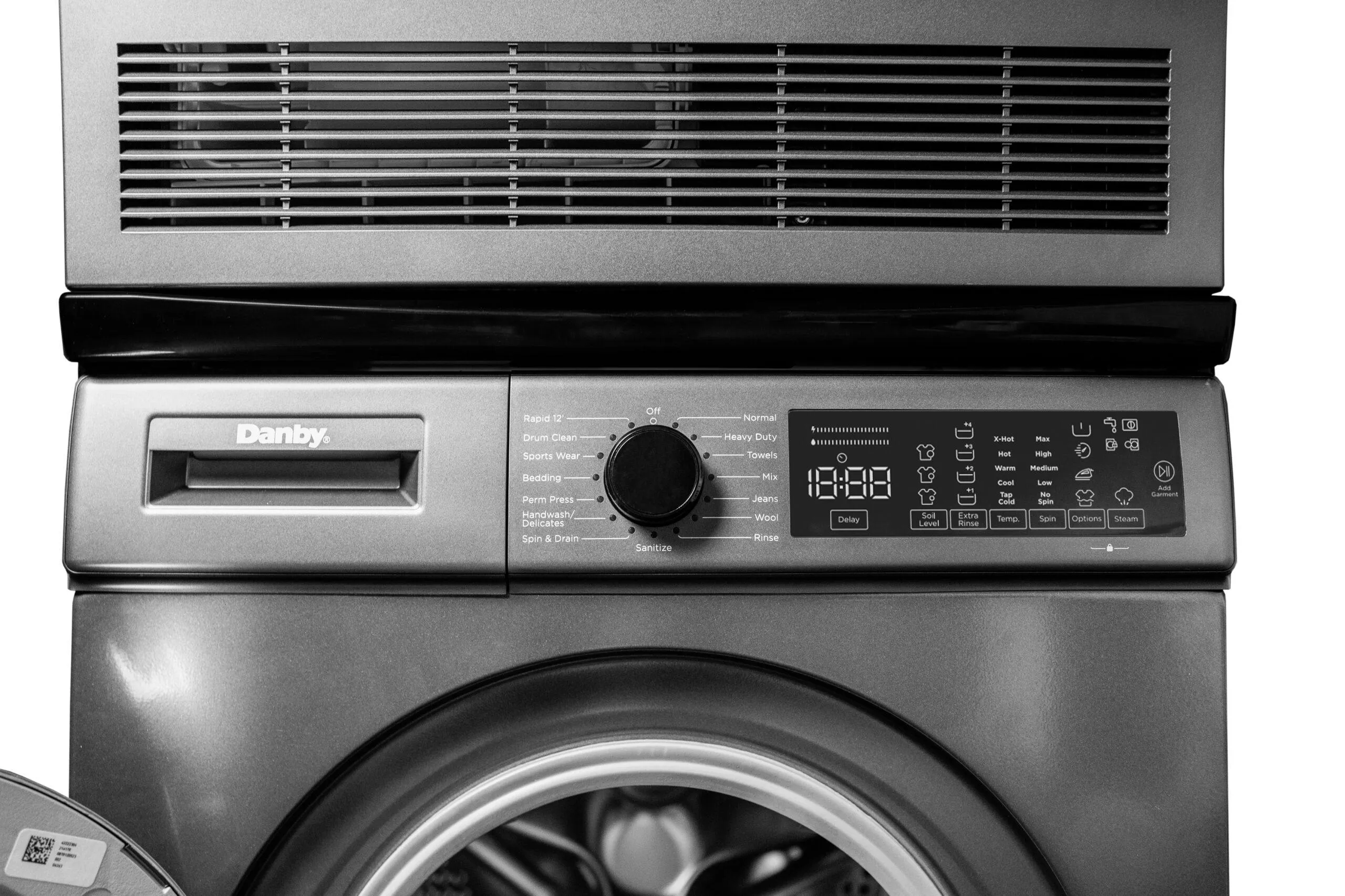 Danby DWM022D1DSDB Danby 2.2 Cu. Ft. 24" Front Load Washing Machine