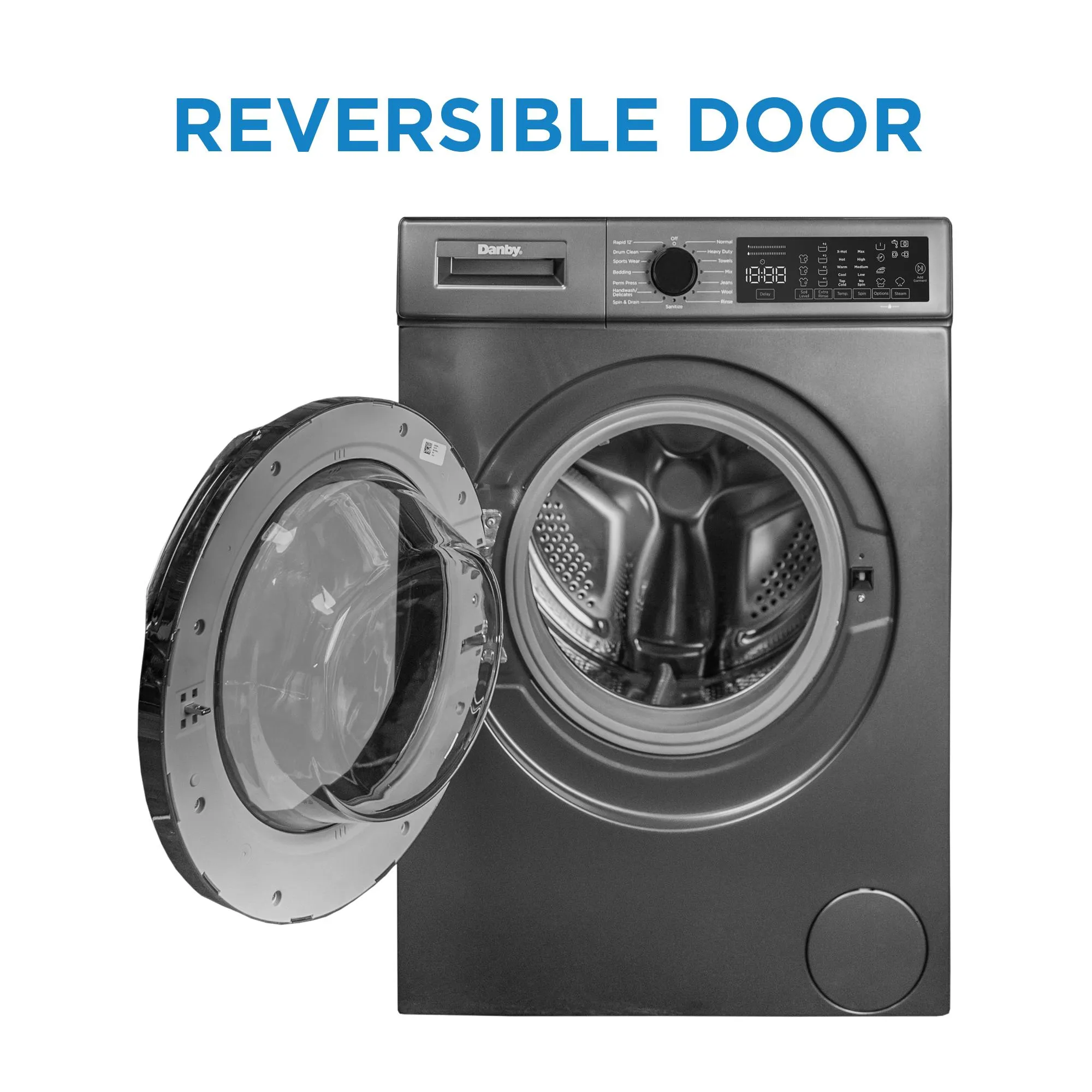 Danby DWM022D1DSDB Danby 2.2 Cu. Ft. 24" Front Load Washing Machine