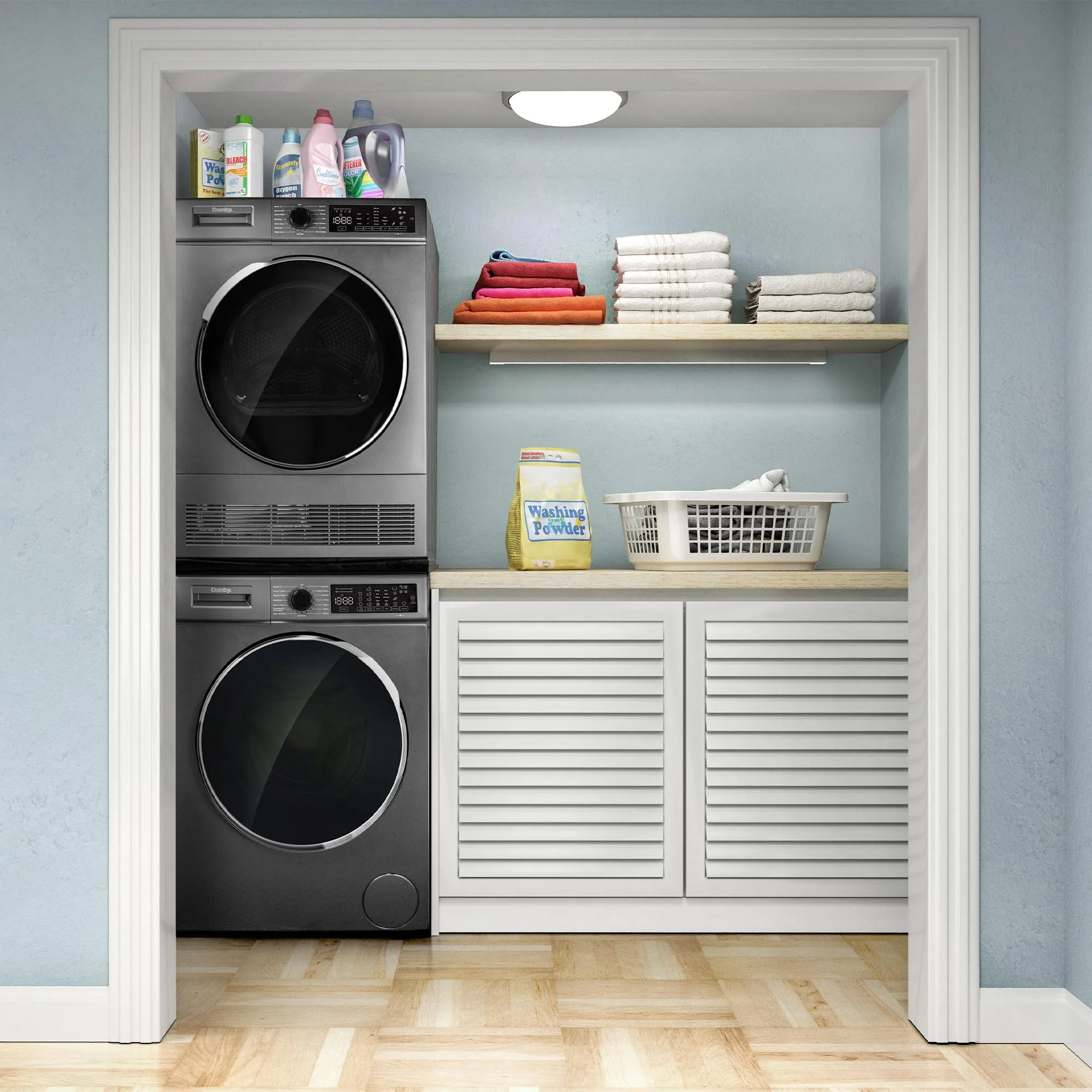 Danby DWM022D1DSDB Danby 2.2 Cu. Ft. 24" Front Load Washing Machine