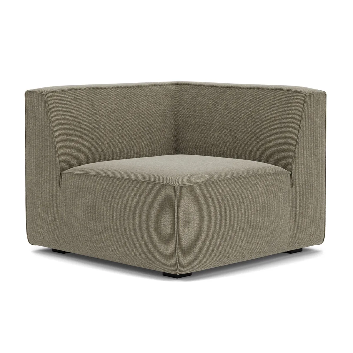 Dane Velvet 1 Seater Right Corner Modular Sofa
