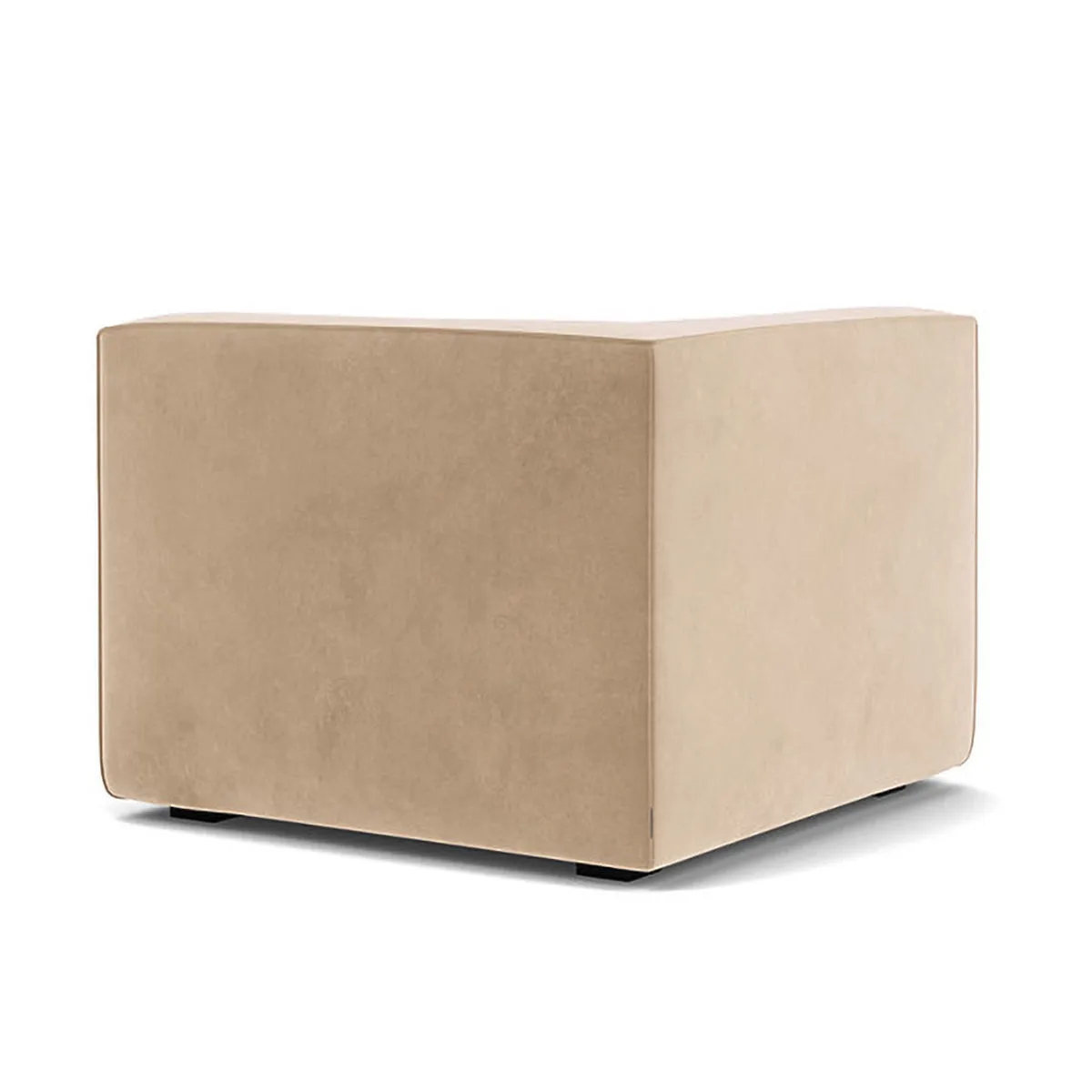 Dane Velvet 1 Seater Right Corner Modular Sofa