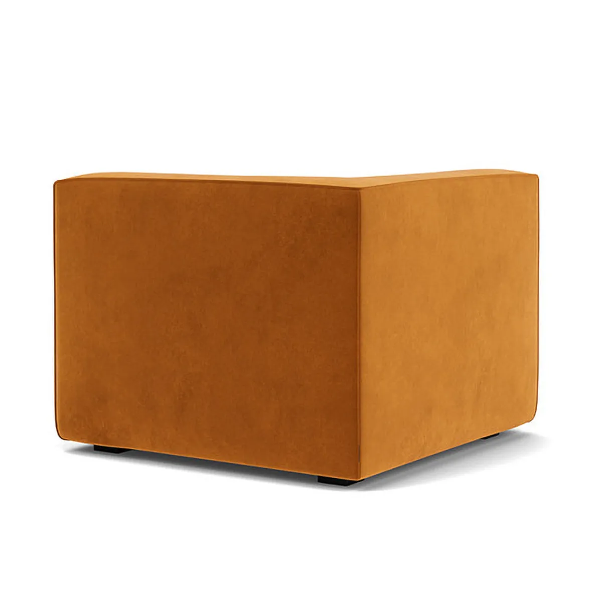 Dane Velvet 1 Seater Right Corner Modular Sofa