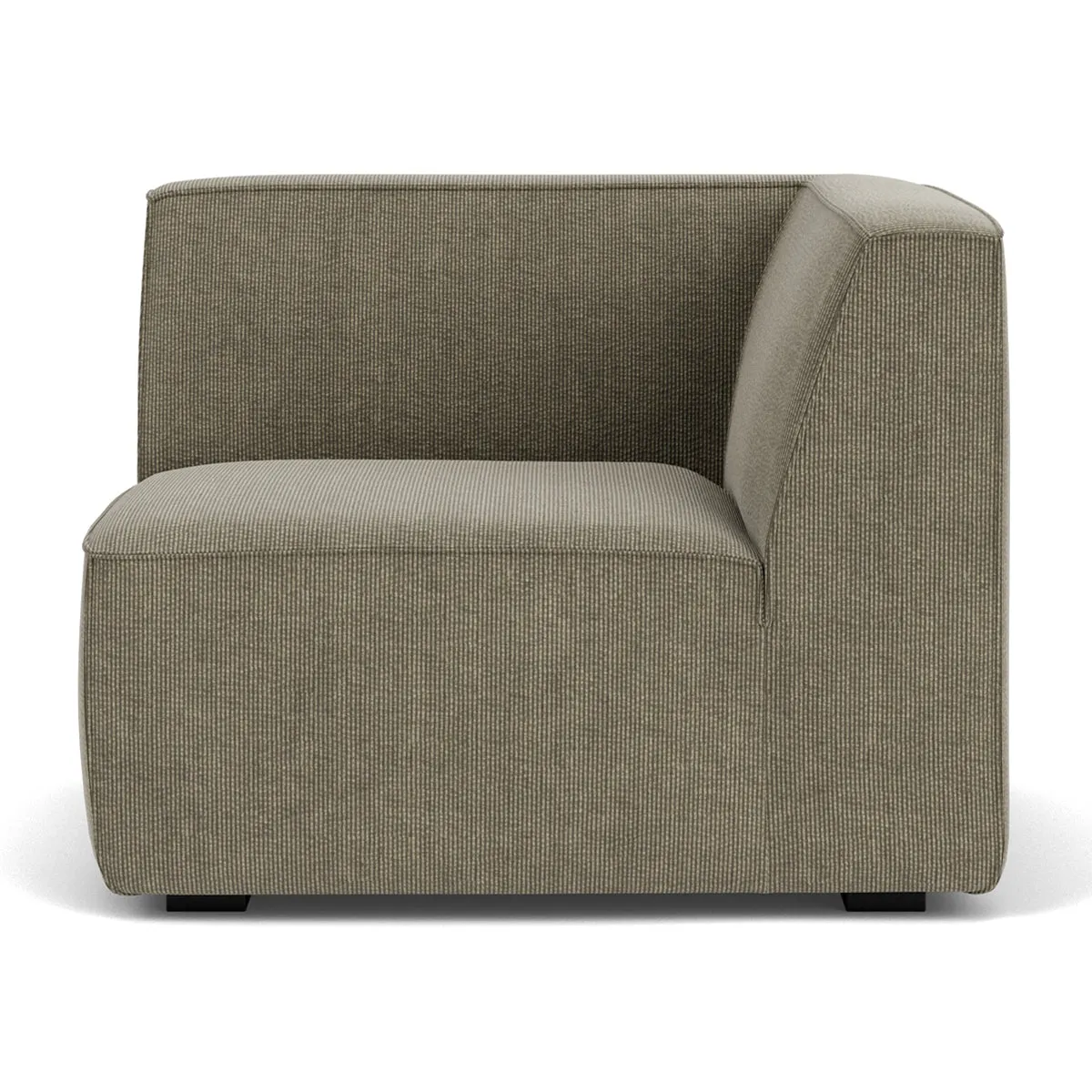 Dane Velvet 1 Seater Right Corner Modular Sofa